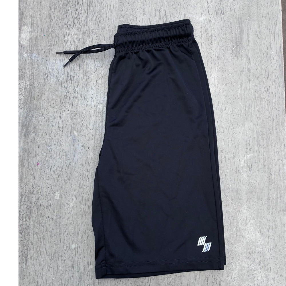Childrens Place Sport Boys Black Athletic Gym Shorts Size L 10/12 Drawstring